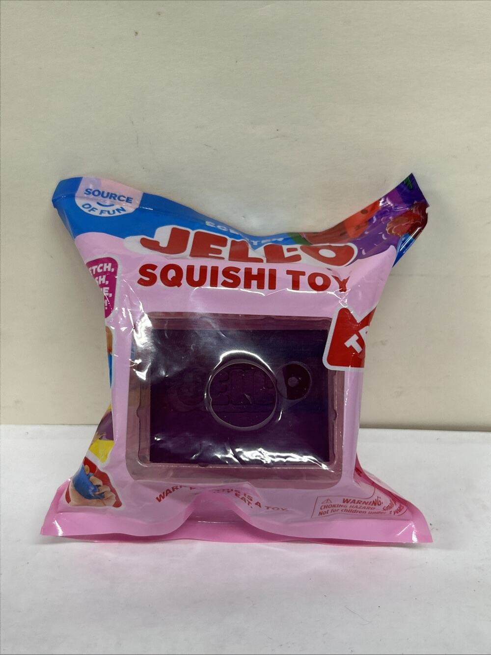 Jell-O Scented Squishy Toy New Sealed - Purple
